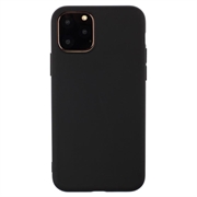 Capa de TPU Mate Anti Dedadas para iPhone 15 Pro - Preto