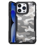 Capa Híbrida Antichoques para iPhone 15 Pro - Camuflagem