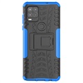 Capa Híbrida Antiderrapante para Motorola Moto G Stylus 5G - Azul / Preto