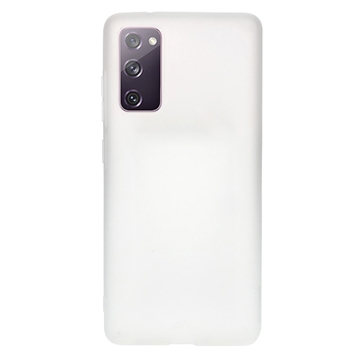 Capa de TPU Anti-Slip para Samsung Galaxy S20 FE - Branco