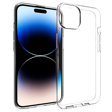 Capa de TPU Anti-Slip para iPhone 15 Plus - Transparente