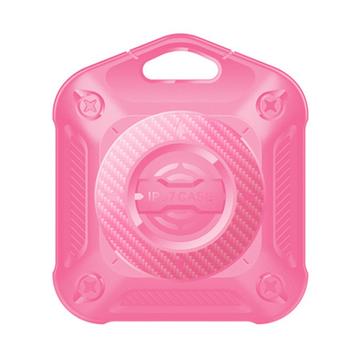 Capa impermeável Apple AirTag IP67 com porta-chaves - Rosa