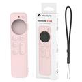 Capa protetora de silicone para Apple TV Remote PT167 - Cor-de-Rosa