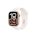 Apple Watch 10 GPS MWWH3QN/A - Alumínio, Bracelete desportiva Light Blush, S/M, 42mm