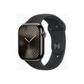 Apple Watch 10 LTE MWY33QN/A - Alumínio, Bracelete desportiva preta, S/M, 46mm - Preto