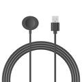 Cabo de carregamento USB oval para Apple Watch - 100cm - Preto