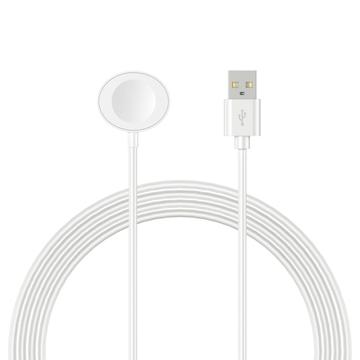 Cabo de carregamento USB oval para Apple Watch - 100cm - Branco