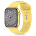 Apple Watch Series 10/9/8/7/6/SE Bracelete de silicone Tech-Protect - 40mm/41mm/42mm - Amarelo canário