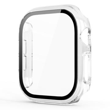 Capa de Plástico com Protetor de Ecrã para Apple Watch Series 10 - 42mm - Transparente