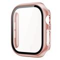 Capa de Plástico com Protetor de Ecrã para Apple Watch Series 10 - 42mm - Cor-de-Rosa Dourado