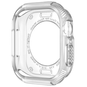 Capa TPU resistente para Apple Watch Series 10 - 42mm - Transparente