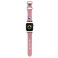 Apple Watch Series 10/9/8/SE (2022)/7/SE/6/5/4/3/2/1 Pulseira de silicone com cabeça de gatinho Hello Kitty - 42 mm/41 mm/40 mm/38 mm