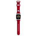 Apple Watch Series 9/8/SE (2022)/7/SE/6/5/4/3/2/1 Pulseira de silicone com cabeça de gatinho Hello Kitty - 40 mm/38 mm