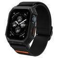 Apple Watch Series 9/8/SE (2022)/7/SE/6/5/4 Bracelete Spigen Lite Fit Pro com caixa - 44 mm, 45 mm - Preto