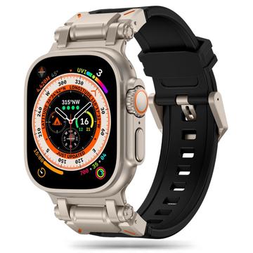 Apple Watch Series Ultra 2/Ultra/10/9/8/SE (2022)/7/SE/6/5/4/3/2/1 Bracelete Tech-Protect Delta Pro - 49mm/46mm/45mm/44mm/42mm - Preto / Titânio