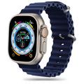 Correia de TPU Tech-Protect Iconband Pro para Apple Watch Ultra 2/Ultra/9/8/SE (2022)/7/SE/6/5/4 - 49mm/45mm/44mm/42mm - Azul de Meia-Noite