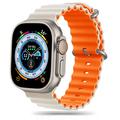 Correia de TPU Tech-Protect Iconband Pro para Apple Watch Ultra 2/Ultra/9/8/SE (2022)/7/SE/6/5/4 - 49mm/45mm/44mm/42mm - Luz das Estrelas / Laranja