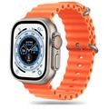 Correia de TPU Tech-Protect Iconband Pro para Apple Watch Ultra 2/Ultra/9/8/SE (2022)/7/SE/6/5/4 - 49mm/45mm/44mm/42mm - Cor-de-Laranja