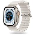 Correia de TPU Tech-Protect Iconband Pro para Apple Watch Ultra 2/Ultra/9/8/SE (2022)/7/SE/6/5/4 - 49mm/45mm/44mm/42mm - Bege