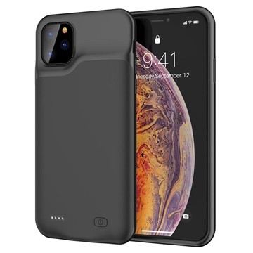 Capa com Bateria Suplente para iPhone 11 Pro - 5200mAh - Preto