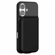 Capa com Bateria de Backup para iPhone 16 - 7000mAh - Preto