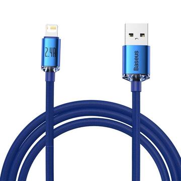 Cabo USB-A / Lightning Baseus Crystal Shine - 2m - Azul