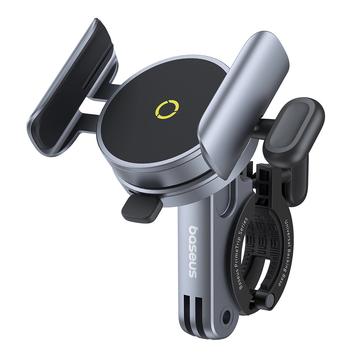 Suporte magnético para telemóvel Baseus PrimeTrip para bicicleta/scooter - 5.2" a 7.2" - Preto