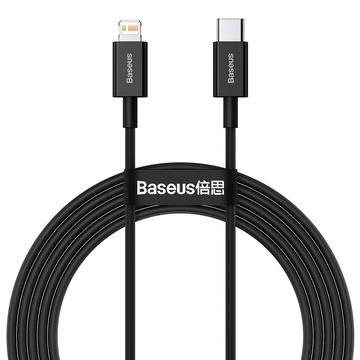 Cabo USB-C / Lightning Baseus Superior Series - 2m, 20W - Preto