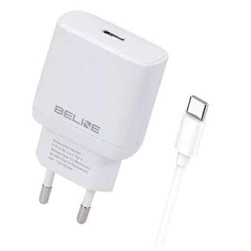 Carregador Beline PD 3.0 USB-C GaN - 30W - Branco