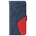 Bolsa Tipo Carteira Bi-Color Series para OnePlus Nord 2T - Azul