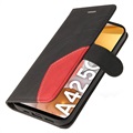 Bolsa Tipo Carteira Bi-Color Series Samsung Galaxy A42 5G - Preto