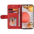 Bolsa Tipo Carteira Bi-Color Series Samsung Galaxy A42 5G - Vermelho