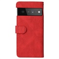 Bolsa tipo Carteira Bi-Color Series para Google Pixel 6 - Vermelho