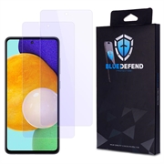 Protetor de ecrã de vidro temperado BlueDefend Anti-Blue Light para Samsung Galaxy A52/A52 5G/A52s 5G - 2 peças.