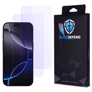 Protetor de ecrã de vidro temperado BlueDefend Anti-Blue Light para iPhone 16 Pro Max - 2 peças.