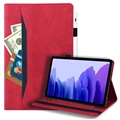 Bolsa Inteligente tipo Fólio Business Style para Samsung Galaxy Tab A7 10.4 (2020) - Vermelho