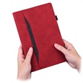 Bolsa Inteligente tipo Fólio Business Style para Samsung Galaxy Tab A7 10.4 (2020) - Vermelho