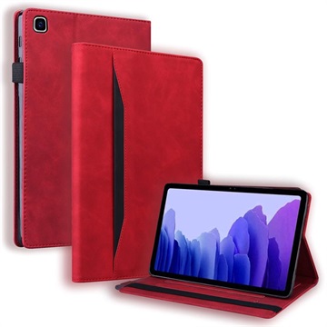 Bolsa Inteligente tipo Fólio Business Style para Samsung Galaxy Tab A7 10.4 (2020) - Vermelho