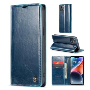 Bolsa Tipo Carteira Caseme 003 Series para iPhone 14 - Azul