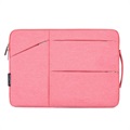 Bolsa para Laptop Universal Classy CanvasArtisan - 13"- Cor-de-Rosa