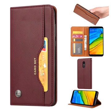 Bolsa Tipo Carteira Card Set Series Oneplus 6T - Vinho Vermelho