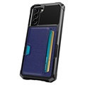 Capa Híbrida com Porta-Cartões Samsung Galaxy S21 5G - Azul