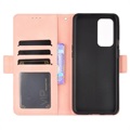 Bolsa tipo Carteira Cardholder para OnePlus 9 Pro - Cor-de-Rosa