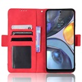 Bolsa Tipo Carteira Cardholder para Motorola Moto G22 - Vermelho