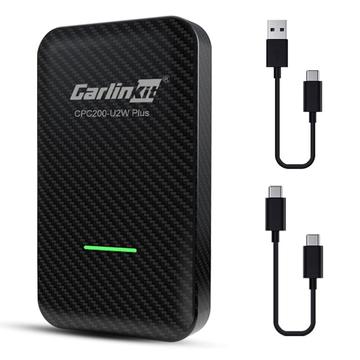 Adaptador CarPlay sem fios Carlinkit 3.0 CPC200-U2W Plus - Preto