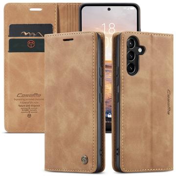 Bolsa Tipo Carteira Caseme 013 Series para Samsung Galaxy A54 5G - Castanho