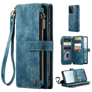 Bolsa Tipo Carteira Multifuncional Caseme C30 para Samsung Galaxy A33 5G - Azul