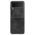 Capa Plástica Revestida para Samsung Galaxy Z Flip3 5G - Preto