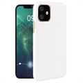 Capa de Plástico Revestida para iPhone 11 - Crocodilo - Branco