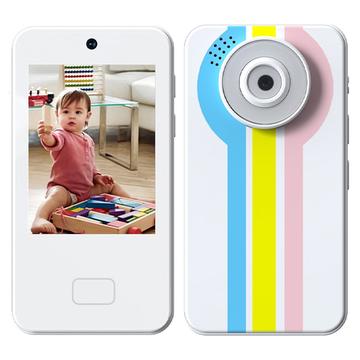 D16 Câmara de telefone infantil com lente dupla / Phone Toy com cartão de memória 32G